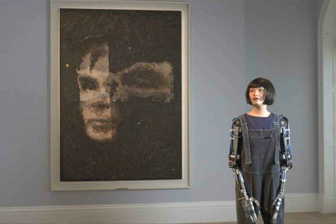 A obra é um retrato do matemático inglês Alan Turing -  (crédito: AFP)