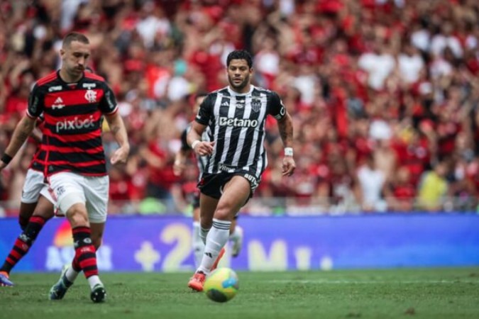 A base do elenco que está no Galo desde 2021, como Hulk, Junior Alonso, Guilherme Arana, Zaracho e Vargas ainda não perdeu uma final -  (crédito: Foto: Pedro Souzza/Atlético)