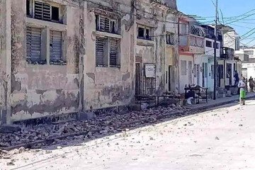 A mídia local da Jamaica também informou que a ilha sentiu os tremores -  (crédito: Handout / Cuba's Meteorological Institute / AFP)