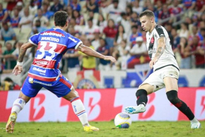 Pendurados passaram ileso em derrota por 3 a 0 para o Fortaleza, no Castelão, e estarão aptos para enfrentar o Colorado, em São Januário -  (crédito: Foto: Matheus Lima/Vasco.com.br)