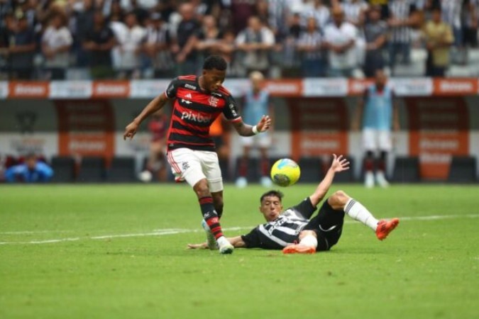 Equatoriano sai do banco de reservar para estufar a rede na vitória por 1 a 0 sobre o Atlético, que rendeu o penta da Copa do Brasil -  (crédito: Foto: Divulgação/Flamengo)