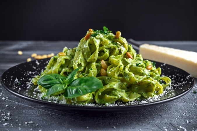 Talharim ao pesto (Imagem: DronG | Shutterstock)
 -  (crédito: EdiCase)