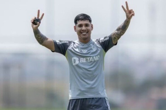 Gabriel Milito coloca Zaracho, entre os titulares do Galo para decisão da competição nacional diante do Rubro-Negro, na Arena MRV -  (crédito: Foto: Divulgação / Atletico MG)