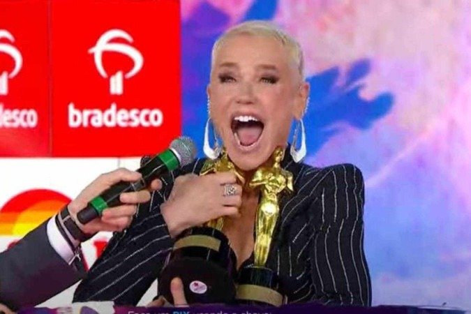 Xuxa recebe Troféu Imprensa -  (crédito: Foto reprodução internett)