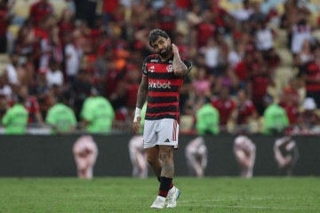 Em fim de contrato, Gabigol não deve renovar com o Flamengo -  (crédito: Wagner Meier/Getty Images via AFP)