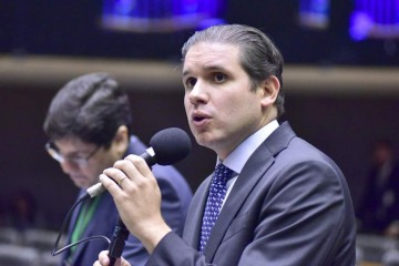 'Atos de violência jamais devem ser tolerados', afirmou Hugo Motta  -  (crédito: Zeca Ribeiro/Câmara dos Deputados)