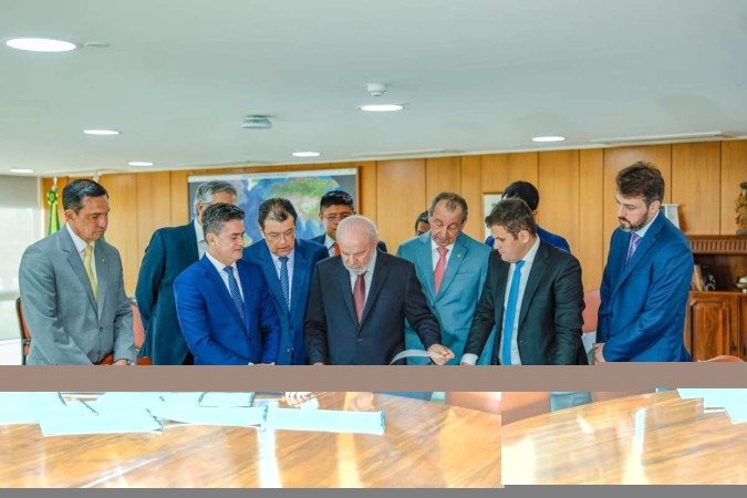 Lula recebeu políticos para discutir a exploração da Margem Equatorial.