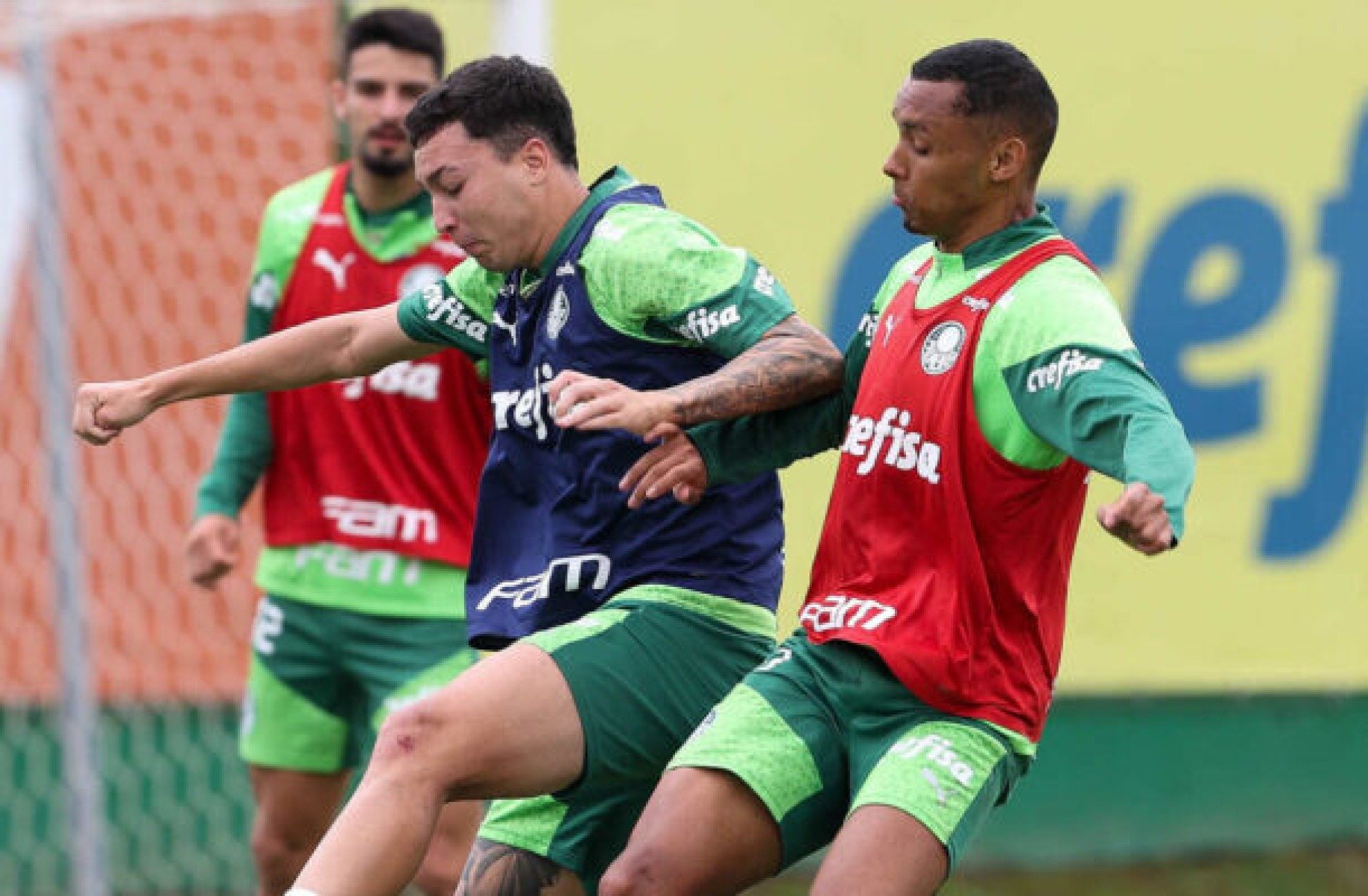 Dupla da base treina com o Palmeiras e pode ser relacionada contra o Bahia