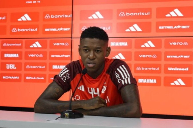 O jogador do Internacional afirmou haver uma dificuldade de reconhecimento da Seleção com os atletas que atuam na região -  (crédito: Foto: Ricardo Duarte/Internacional)