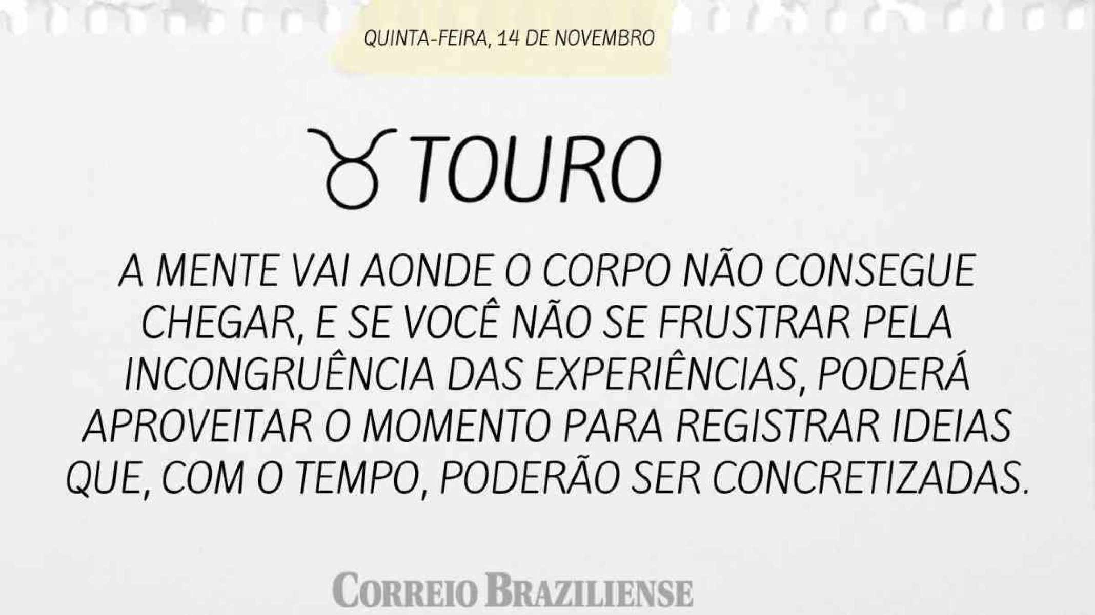 TOURO | 14 DE NOVEMBRO 