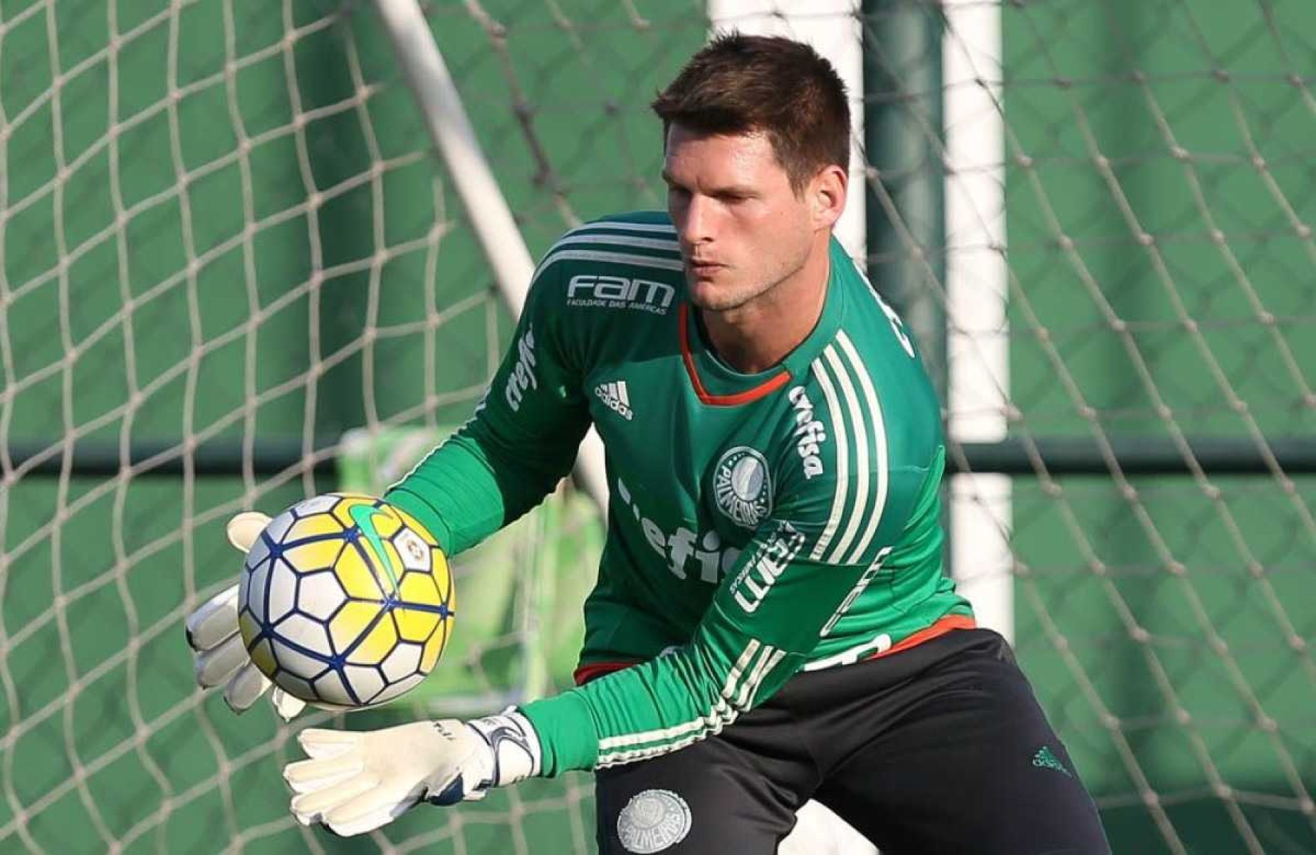 Capital contrata goleiro campeão brasileiro pelo Palmeiras em 2016