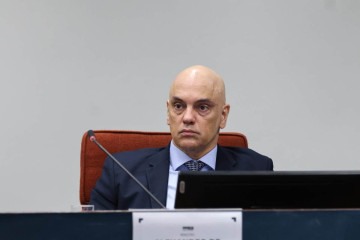 O próprio Moraes seria um dos alvos de assassinato  -  (crédito: : Gustavo Moreno/STF)