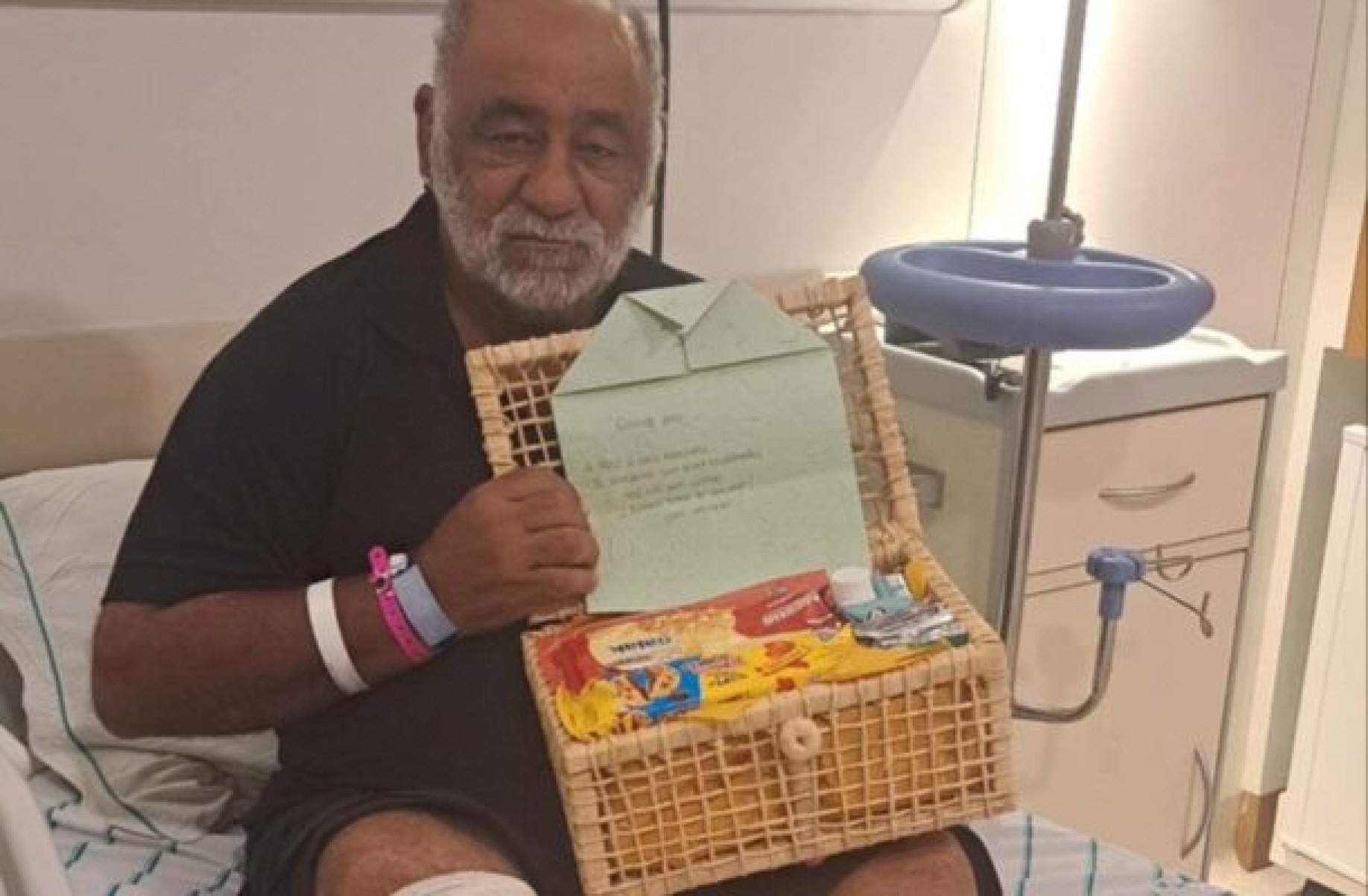 Nuremberg José Maria, de 67 anos, segue sem previsão de alta hospitalar após cirurgia no pé direito em decorrência do ataque no último domingo -  (crédito: Foto: Reprodução/Instagram)