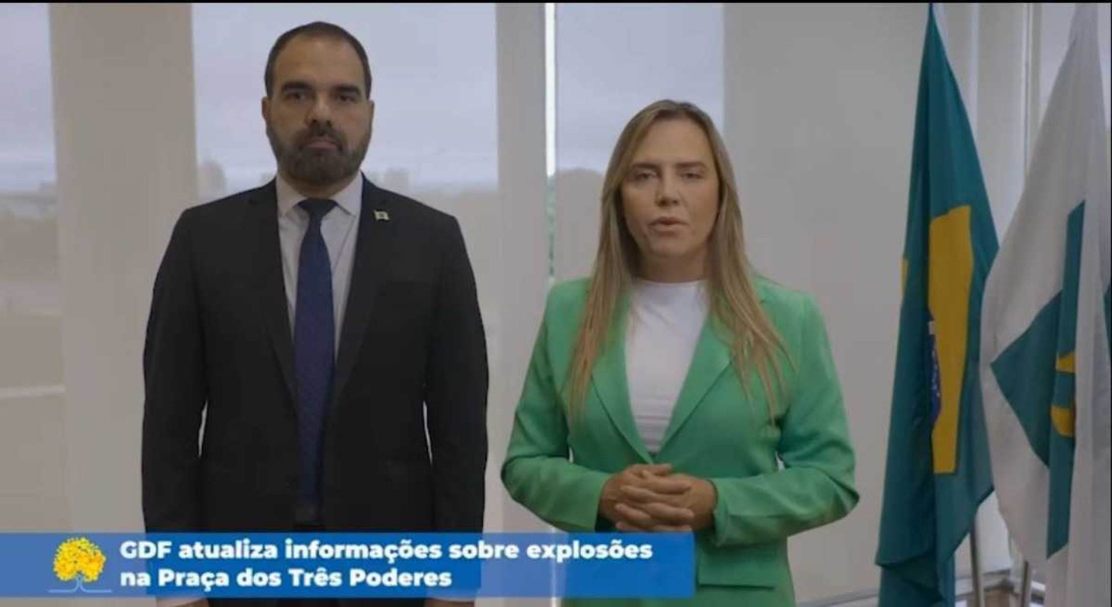 Ataque a bomba: trailer estacionado próximo ao local passa por perícia