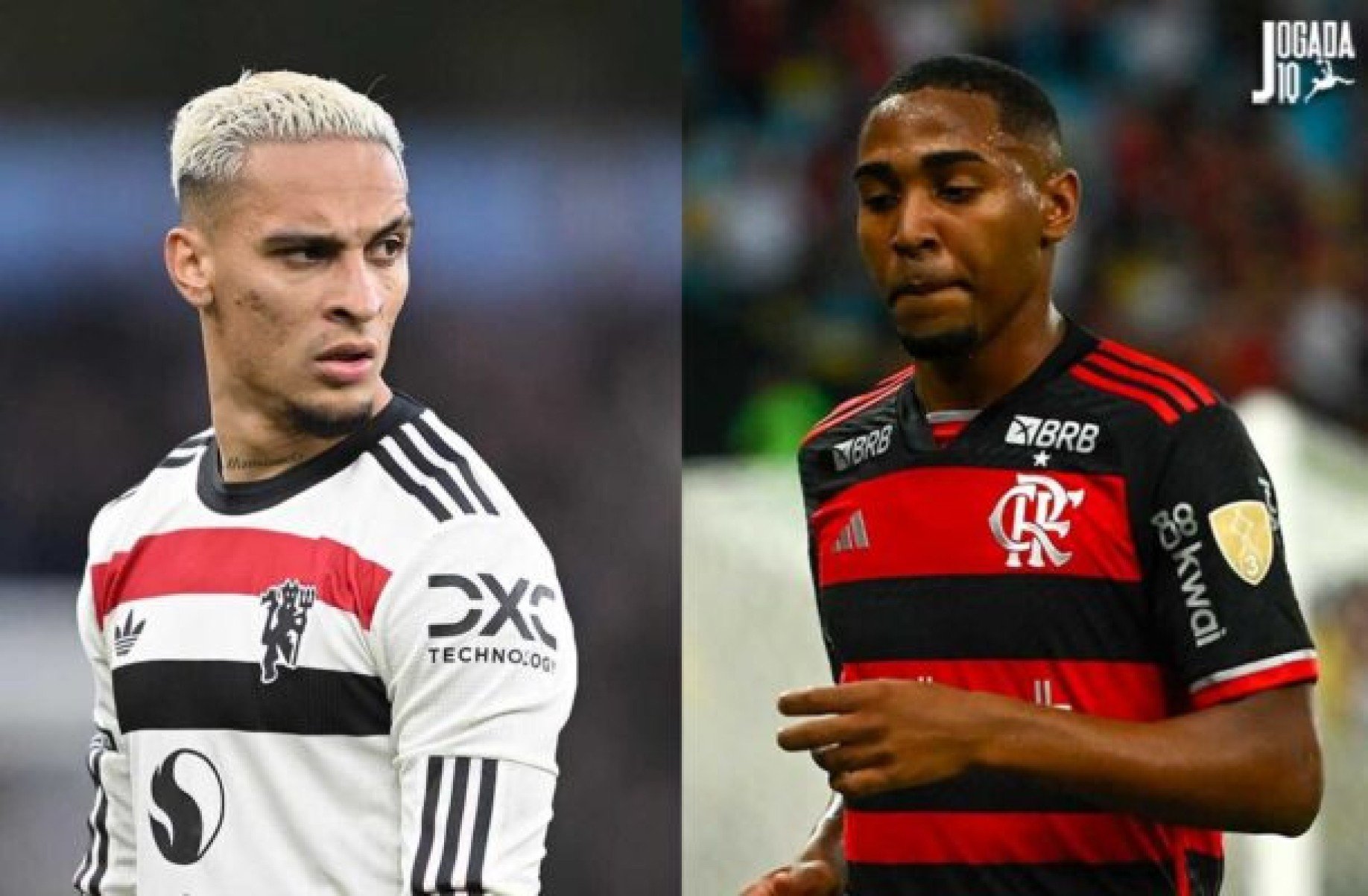 Clube da Inglaterra tem interesse em joia do Rubro-Negro desde seu surgimento na base e já deseja contar com atleta em janeiro de 2025 - (crédito: Fotos: Michael Regan/Getty e Images Marcelo Cortes /CRF) Clube da Inglaterra tem interesse em joia do Rubro-Negro desde seu surgimento na base e já deseja contar com atleta em janeiro de 2025 - (crédito: Fotos: Michael Regan/Getty e Images Marcelo Cortes /CRF)