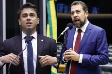 Nikolas Ferreira (PL-MG) e Guilherme Boulos (Psol-SP)
 -  (crédito: Mario Agra / Câmara dos Deputados)