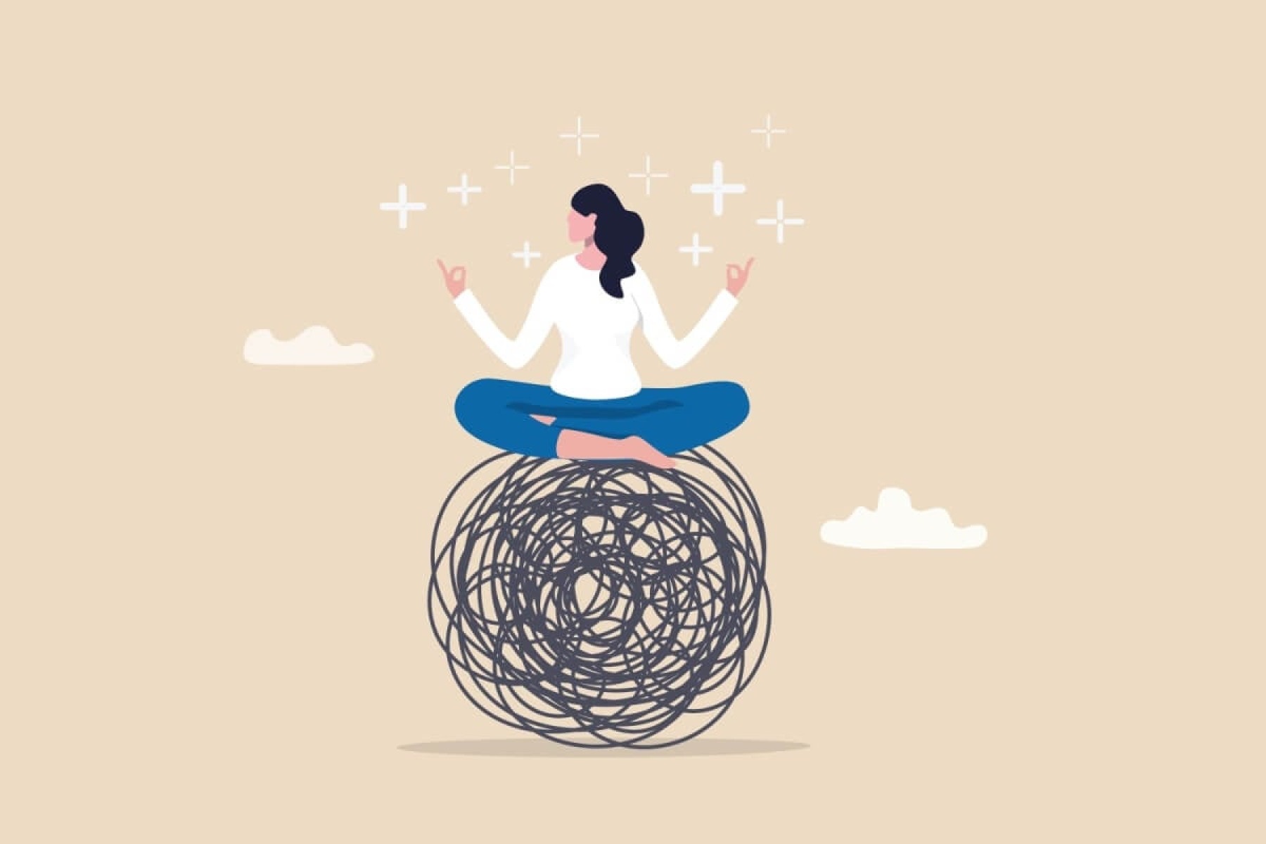 A prÃ¡tica de mindfulness Ã© uma aliada no combate Ã  ansiedade e ao estresse (Imagem: eamesBot | Shutterstock) -  (crédito: EdiCase)