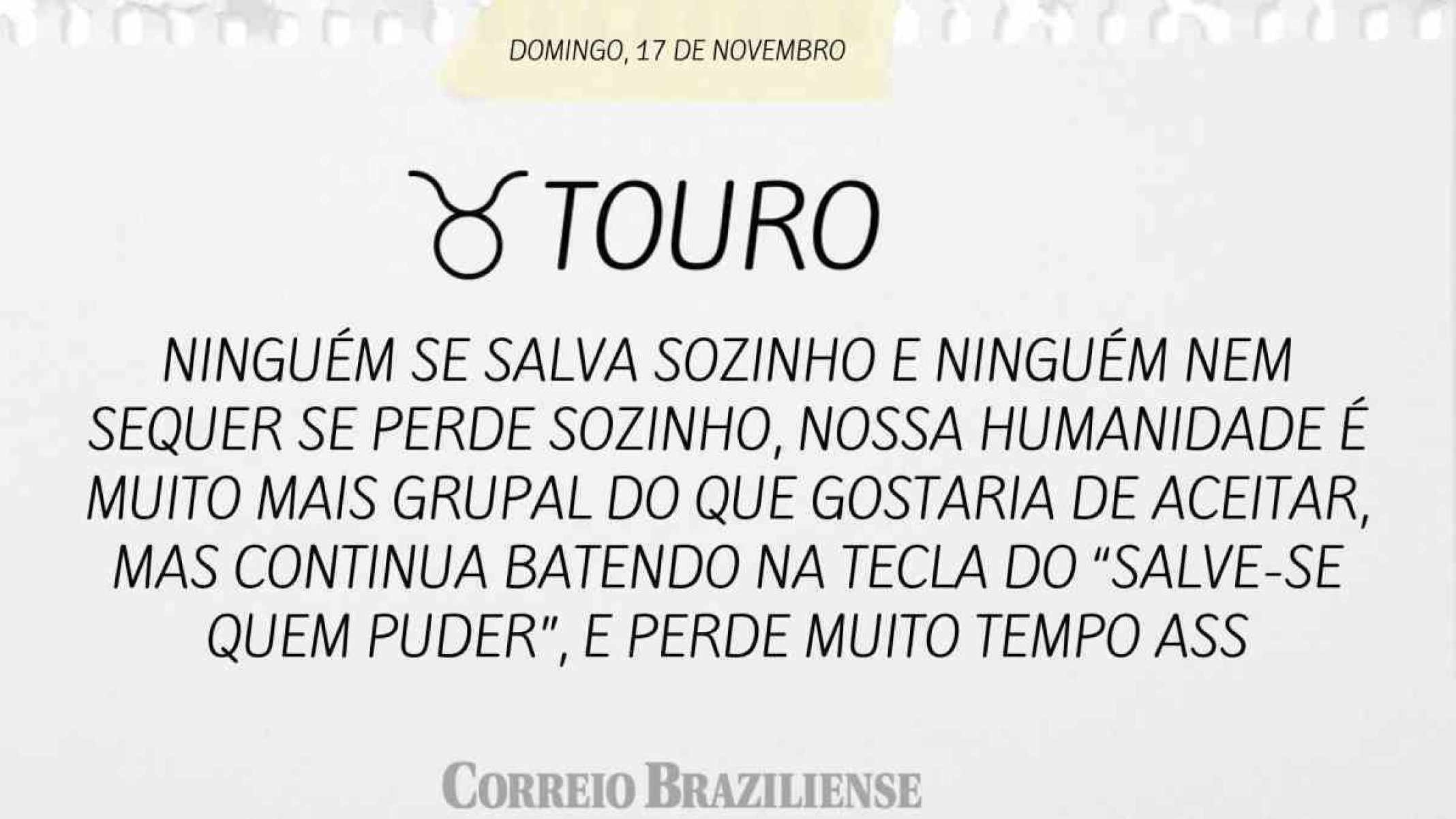 TOURO | 17 DE NOVEMBRO  