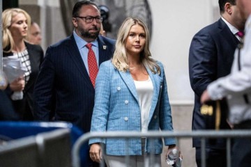 Karoline Leavitt será a porta-voz da Casa Branca de Trump
       -  (crédito: Doug Mills / POOL / AFP)