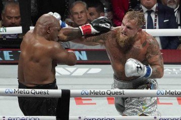 Mike Tyson é 31 anos mais novo do que o rival Jake Paul 