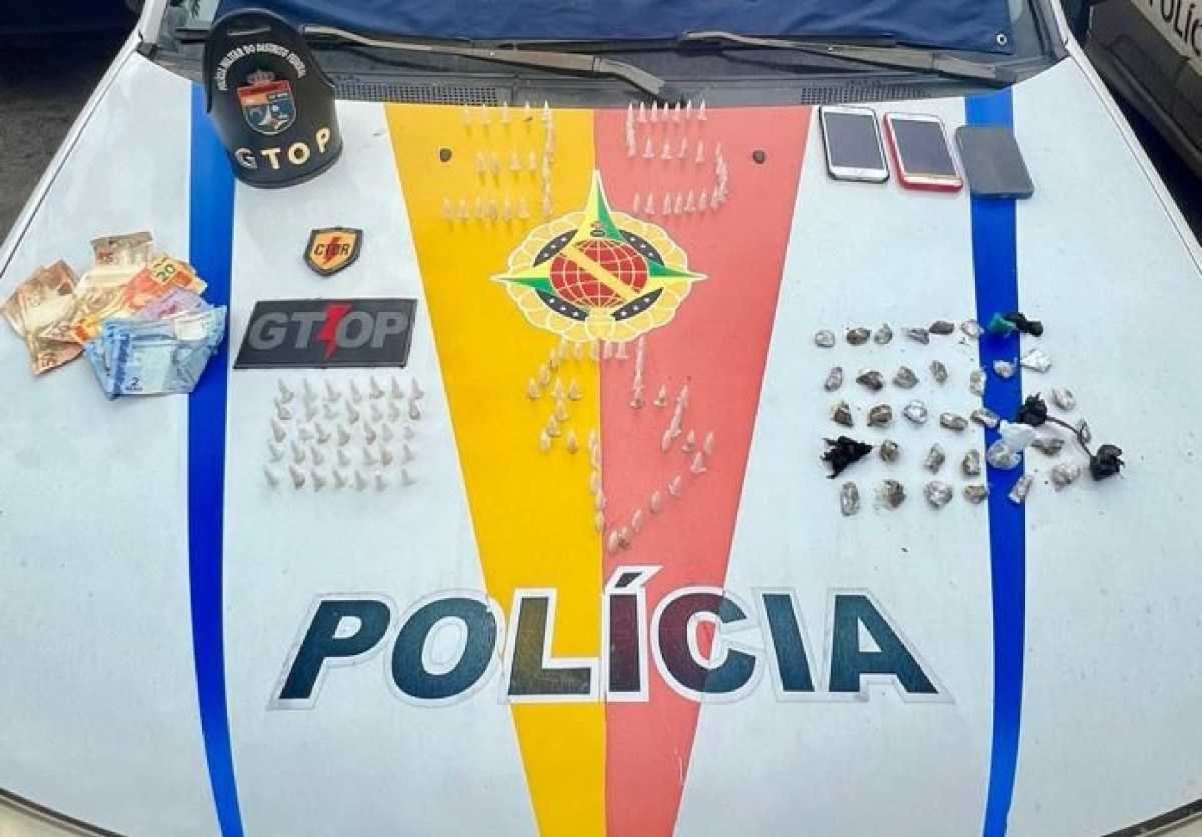 Adolescente é apreendido com mais de 120 pinos de cocaína na Estrutural