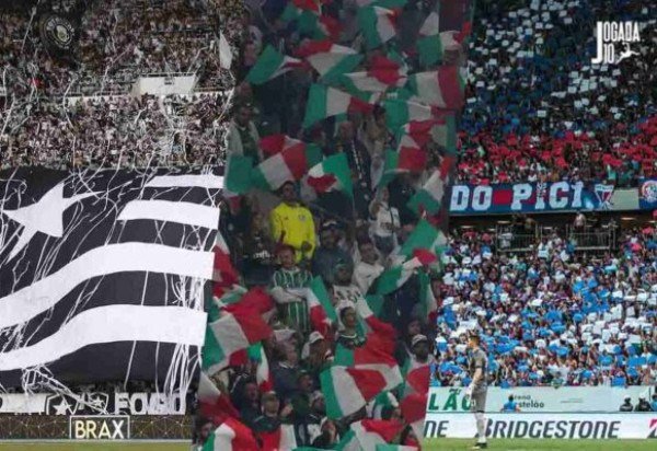 Foto: divulgação Botafogo, Palmeiras e Fortaleza