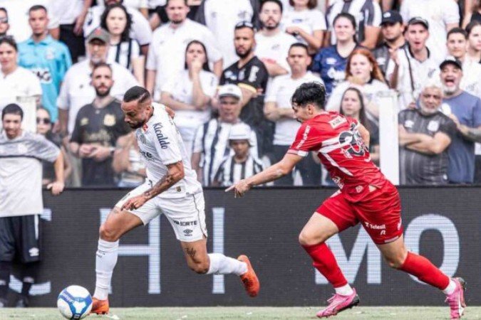 Em jogo marcado pela confirmação do título da Série B, Peixe perde para o Galo Alagoano que escapa do rebaixamento para à Série C - (crédito: Foto: Raul Baretta/ Santos FC) Em jogo marcado pela confirmação do título da Série B, Peixe perde para o Galo Alagoano que escapa do rebaixamento para à Série C - (crédito: Foto: Raul Baretta/ Santos FC)