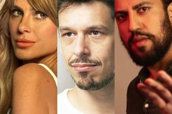 Carolina Dieckmann, João Vicente de Castro e Ricardo Teodoro - (crédito: Reprodução) Carolina Dieckmann, João Vicente de Castro e Ricardo Teodoro - (crédito: Reprodução)