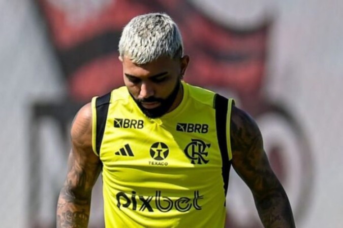 Gabigol segue afastado por diretoria do Flamengo -  (crédito: Marcelo Cortes/Flamengo)