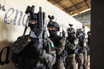 'Kid preto' é apelido para militares que fazem parte do grupo de Forças de Operações Especiais do Exército Brasileiro -  (crédito:  RAFAEL)