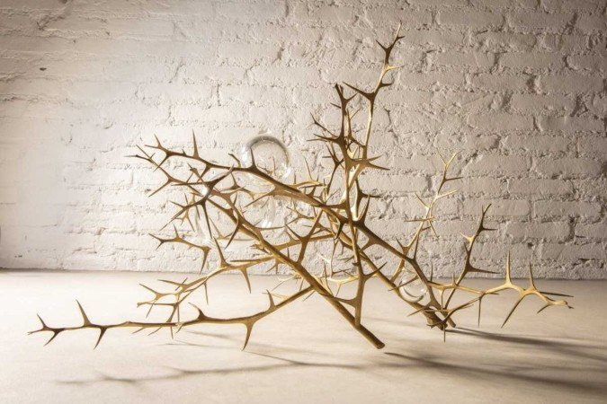 Formas e elementos orgânicos fazem parte da obra de Sônia Dias, em cartaz no Museu Nacional da República