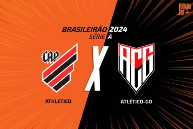 Athletico e Atlético-GO se enfrentam na Ligga Arena pela 34ª rodada do Campeonato Brasileiro -  (crédito: Foto: Arte/Jogada10)