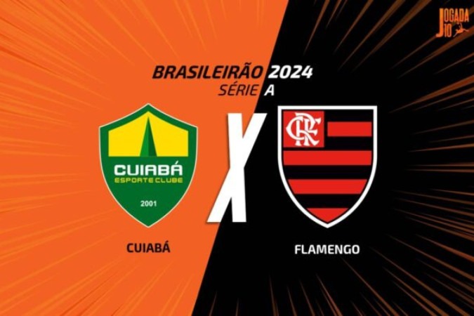 Cuiabá e Flamengo se enfrentam pela 34° rodada do Brasileirão -  (crédito: Arte/Jogada10)