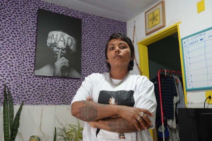 Joice Marques diz que a Casa Akotirene é um dos espaços para garantir que a voz do preto continue a ecoar -  (crédito: Minervino Júnior/CB/D.A.Press)