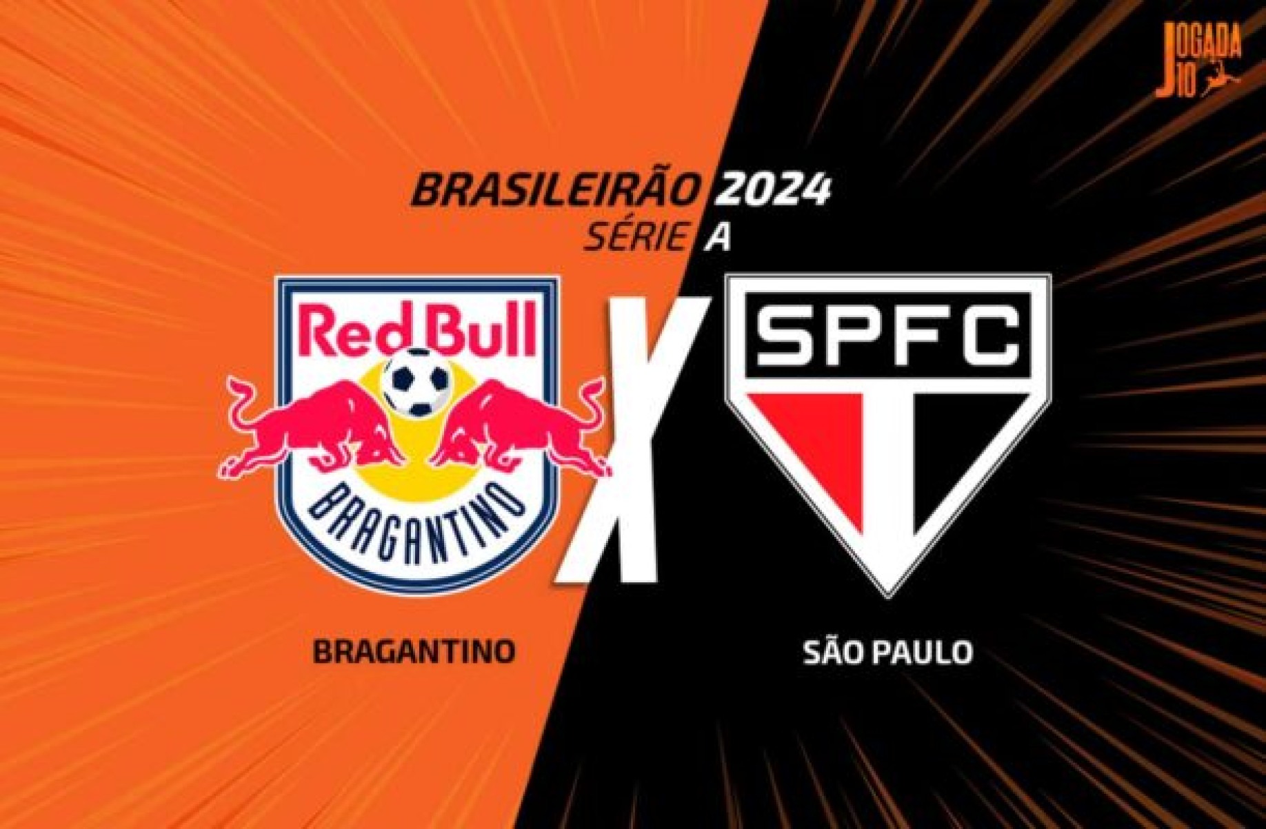 RB Bragantino e São Paulo duelam em Bragança Paulista -  (crédito: Foto: Arte/Jogada10)