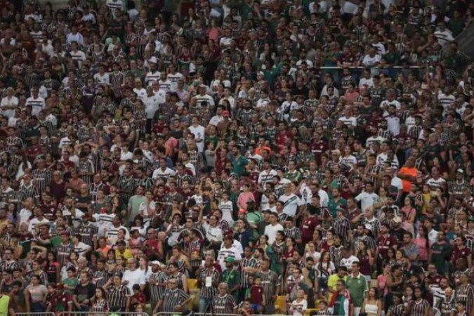 Fluminense convoca torcida para lotar o Maracanã no jogo com o Fortaleza -  (crédito:  Lucas Mercon)