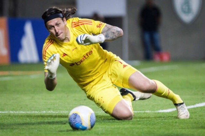 Cássio, goleiro do Cruzeiro - (crédito: Foto: Gustavo Aleixo/Cruzeiro) Cássio, goleiro do Cruzeiro - (crédito: Foto: Gustavo Aleixo/Cruzeiro)