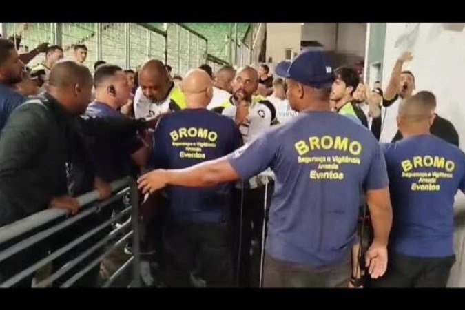 Confusão generalizada após Atlético 0x0 Botafogo - (crédito: Foto: Reprodução) Confusão generalizada após Atlético 0x0 Botafogo - (crédito: Foto: Reprodução)