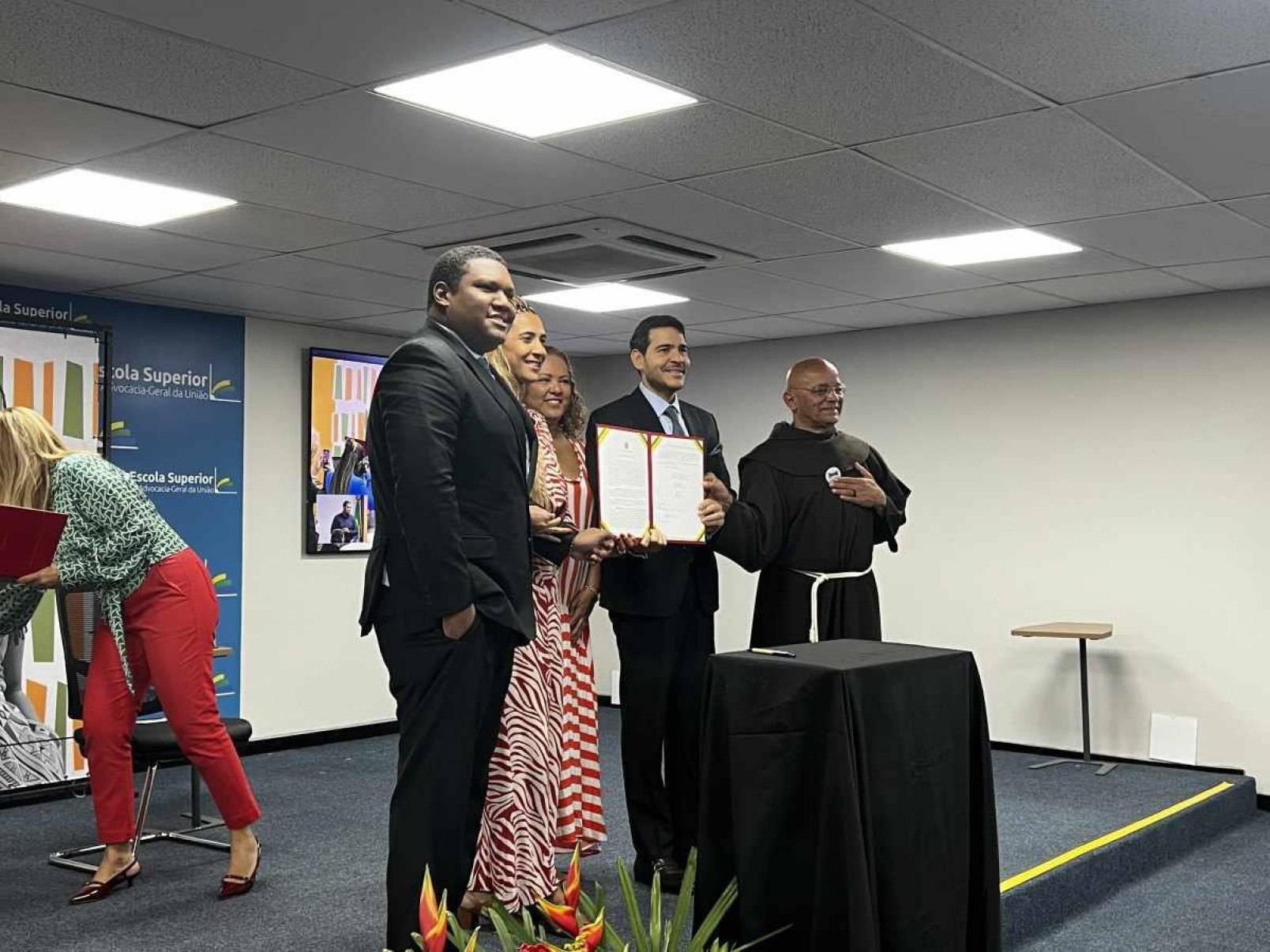 Cerimônia em homenagem ao Dia da Consciência Negra, na Escola da Advocacia-Geral da União (AGU)