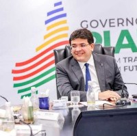 Deputado (E) se reuniu com o governador Fonteles. Petista reforçou mais a candidatura do apadrinhado de Lira -  (crédito: Instagram/Rafael Fonteles)