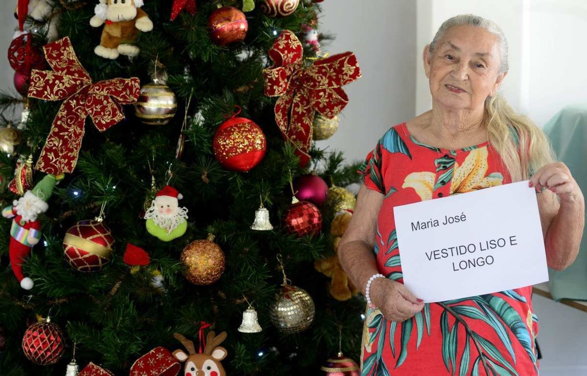 Dona Maria José quer estar na moda no Natal