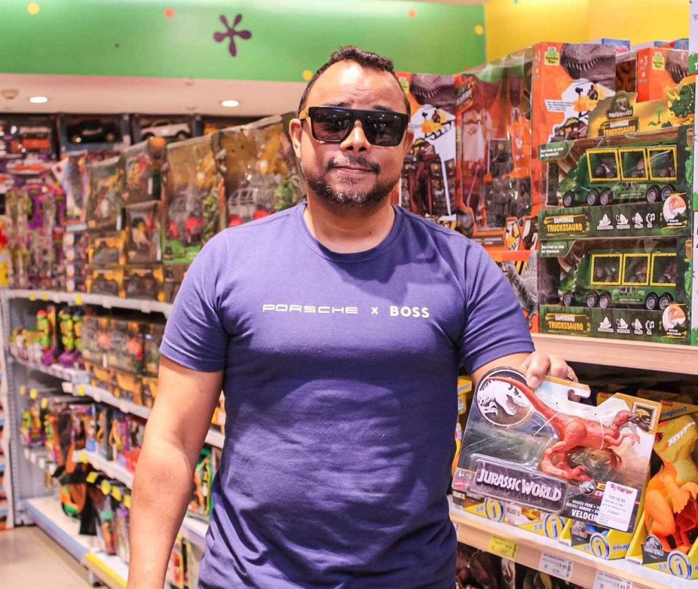 Frederico Couto não encontrou produtos que pudessem agradar às filhas 22/11/2024. A Black Friday ocorrerá na próxima sexta-feira, 29 de novembro. Na foto, Frederico Couto.