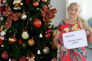 Dona Maria José quer estar na moda no Natal -  (crédito:  Marcelo Ferreira/CB/D.A Press)