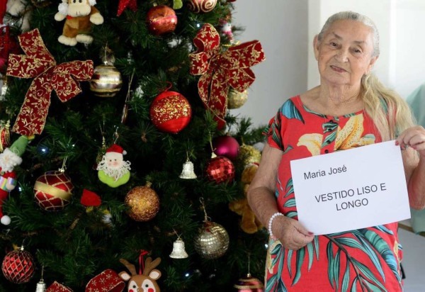 Dona Maria José quer estar na moda no Natal -  (crédito:  Marcelo Ferreira/CB/D.A Press)