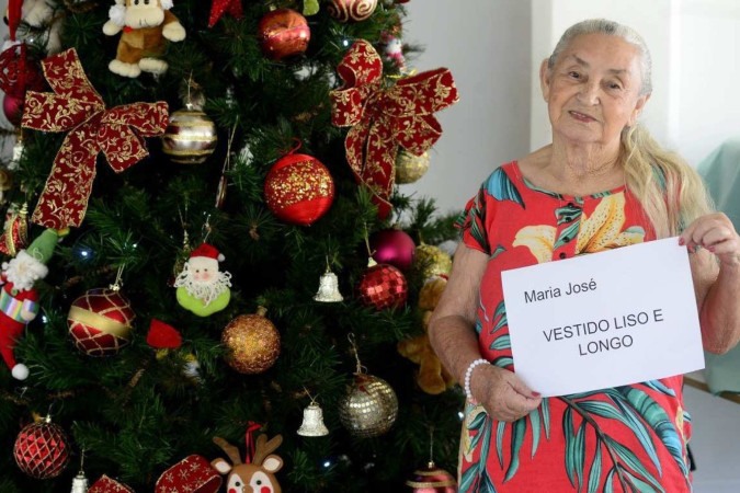 Dona Maria José quer estar na moda no Natal -  (crédito:  Marcelo Ferreira/CB/D.A Press)