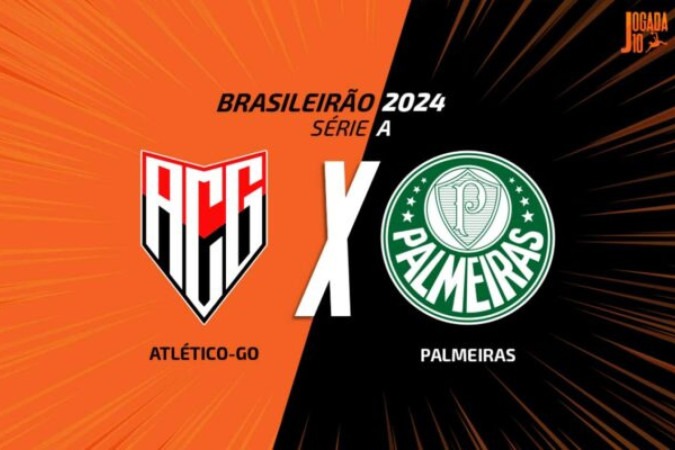 Atlético-GO e Palmeiras fazem duelo de opostos no Brasileiro -  (crédito: Foto: Arte/Jogada10)