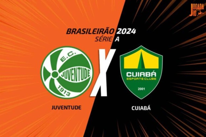 Juventude x Cuiabá entram em campo neste sábado pelo Brasileirão  -  (crédito: Foto: Arte Jogada10)