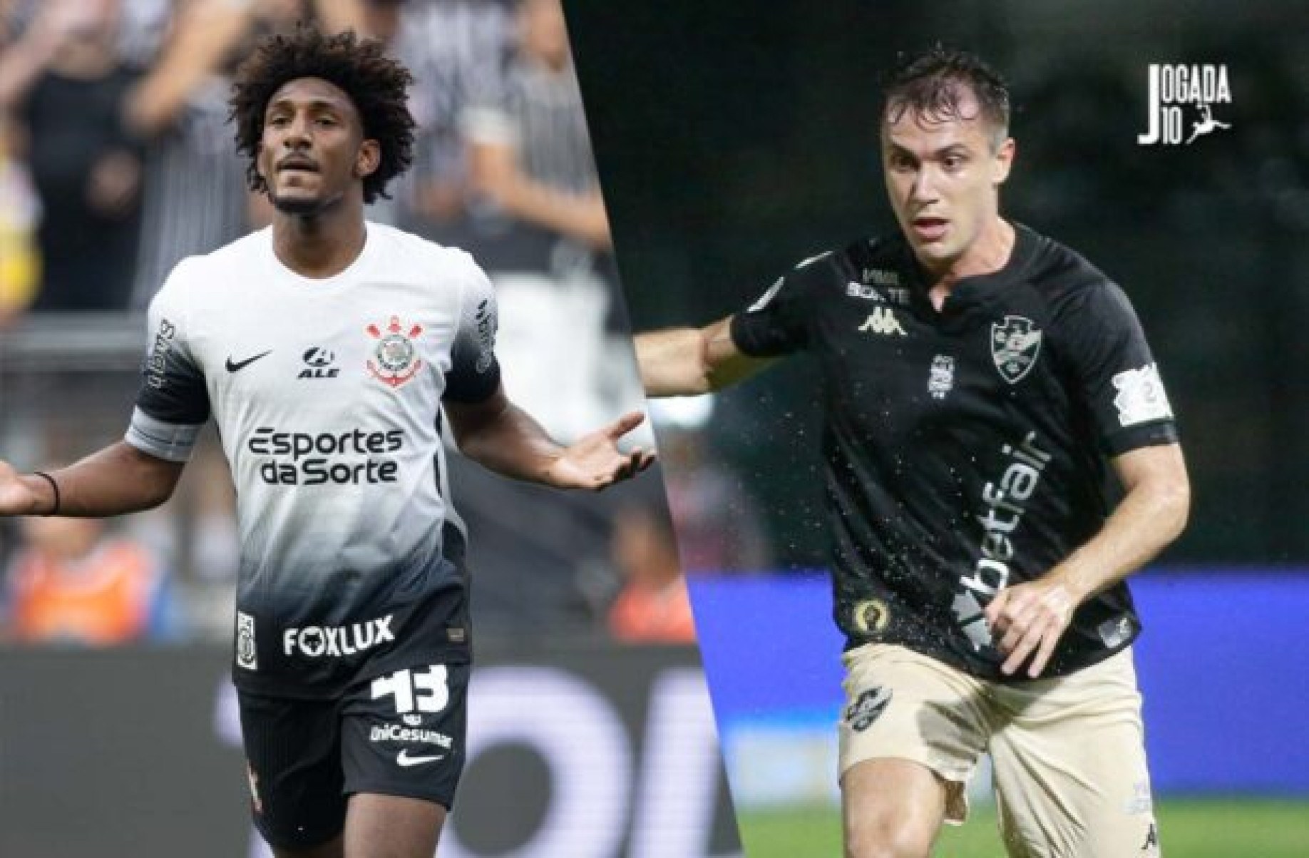 Corinthians x Vasco vão medir forças neste domingo (24) em duelo de reencontros -  (crédito: Rodrigo Coca/Agência Corinthians ; Divulgação / Vasco)