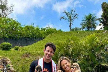 Luísa Mell e Jackson Caetano