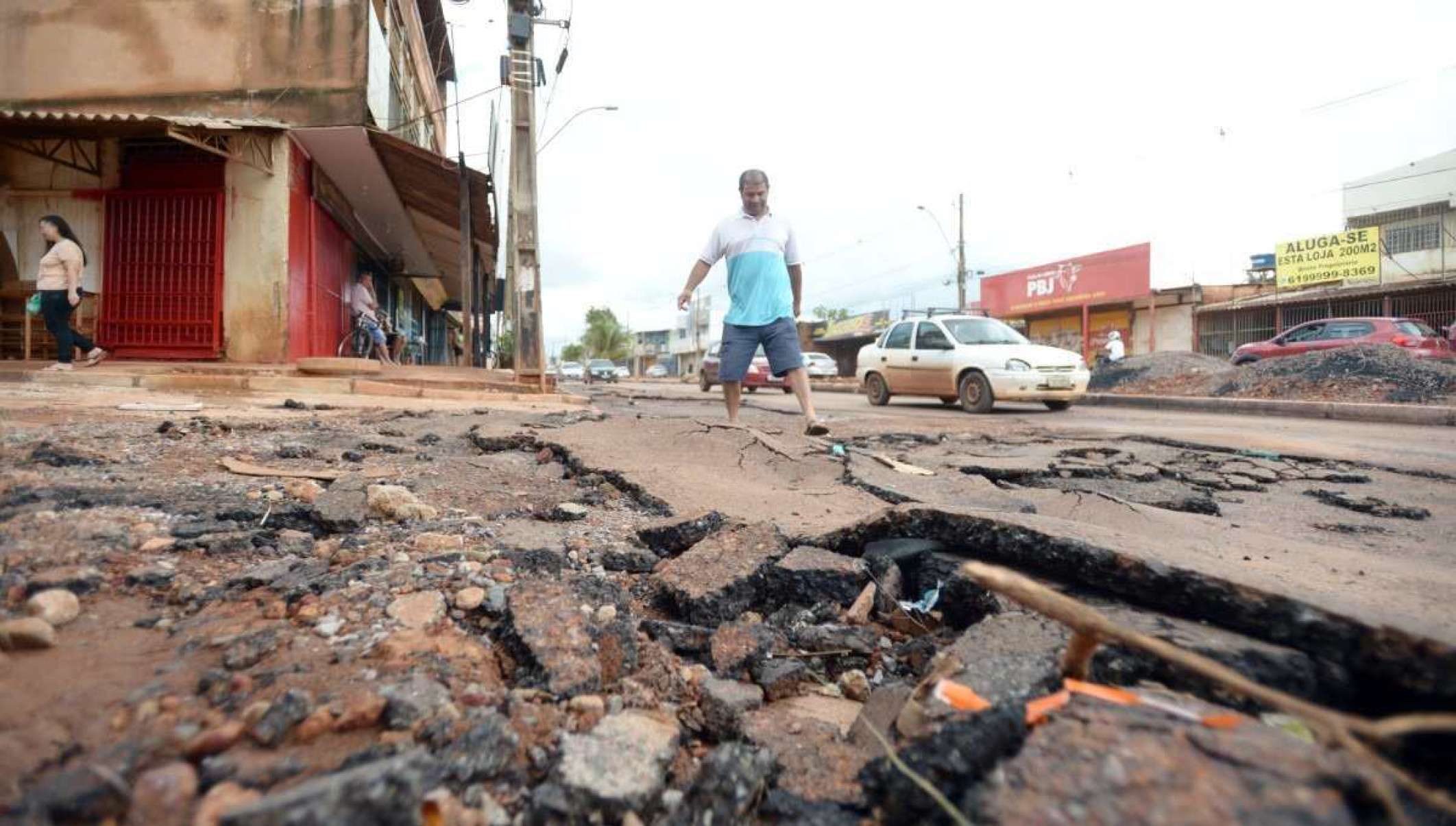 Temporal provoca prejuízos na região do Sol Nascente